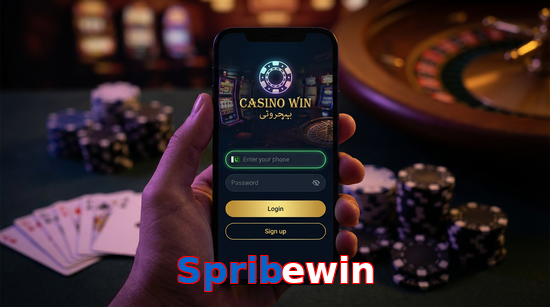 Main screen of Spribewin login page for PK players