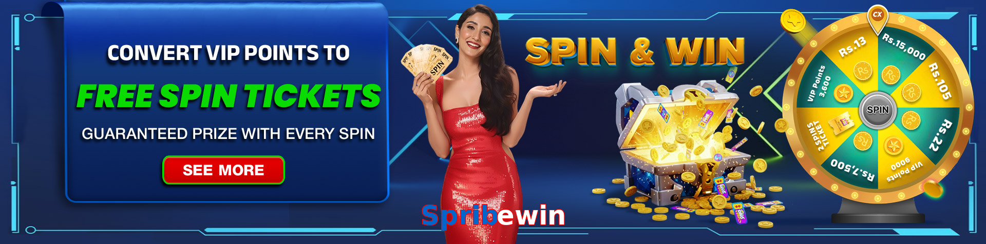 Main screen of Spribewin pk page for PK players